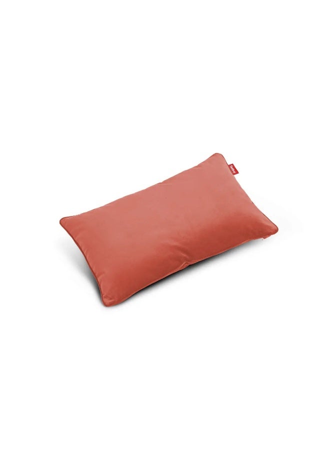 Fatboy King Throw Pillow | Velvet - Recycled | Pilling resistant | Hugh hefner approved | Removable cover | Designed for indoor use only | 66x40 cm - Velvet rhubarb - Image 1